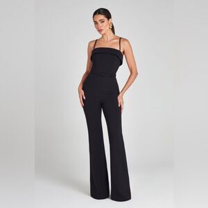 NADINE MERABI Sabrina Black Jumpsuit Size XLarge